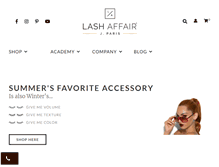 Tablet Screenshot of lashaffair.com